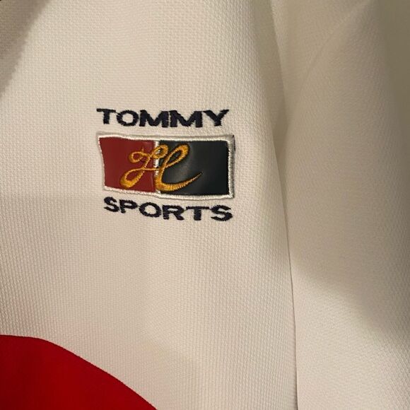 “Tommy Sports” Vintage Bootleg 1/4 Zip Polo L - Picture 4 of 13
